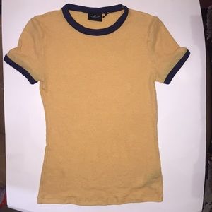Urban Outfitters Mustard Yellow Top
